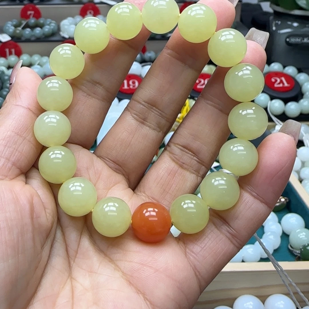 和田玉未镶嵌手链