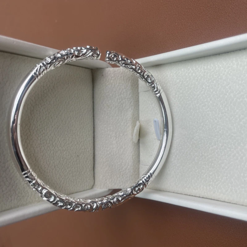 YZ058 金箍棒开口手镯 银色精品手镯 无礼盒