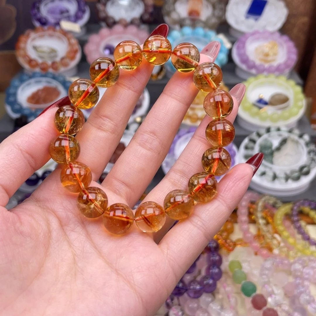 水晶手链未镶嵌蘇****）天然