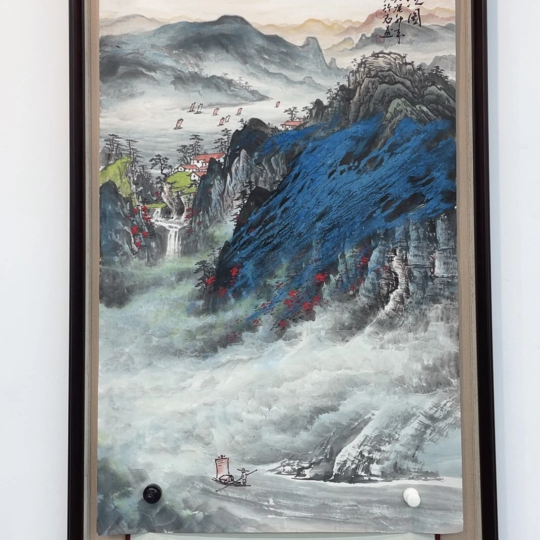 国画凌行志老师手绘国画精品