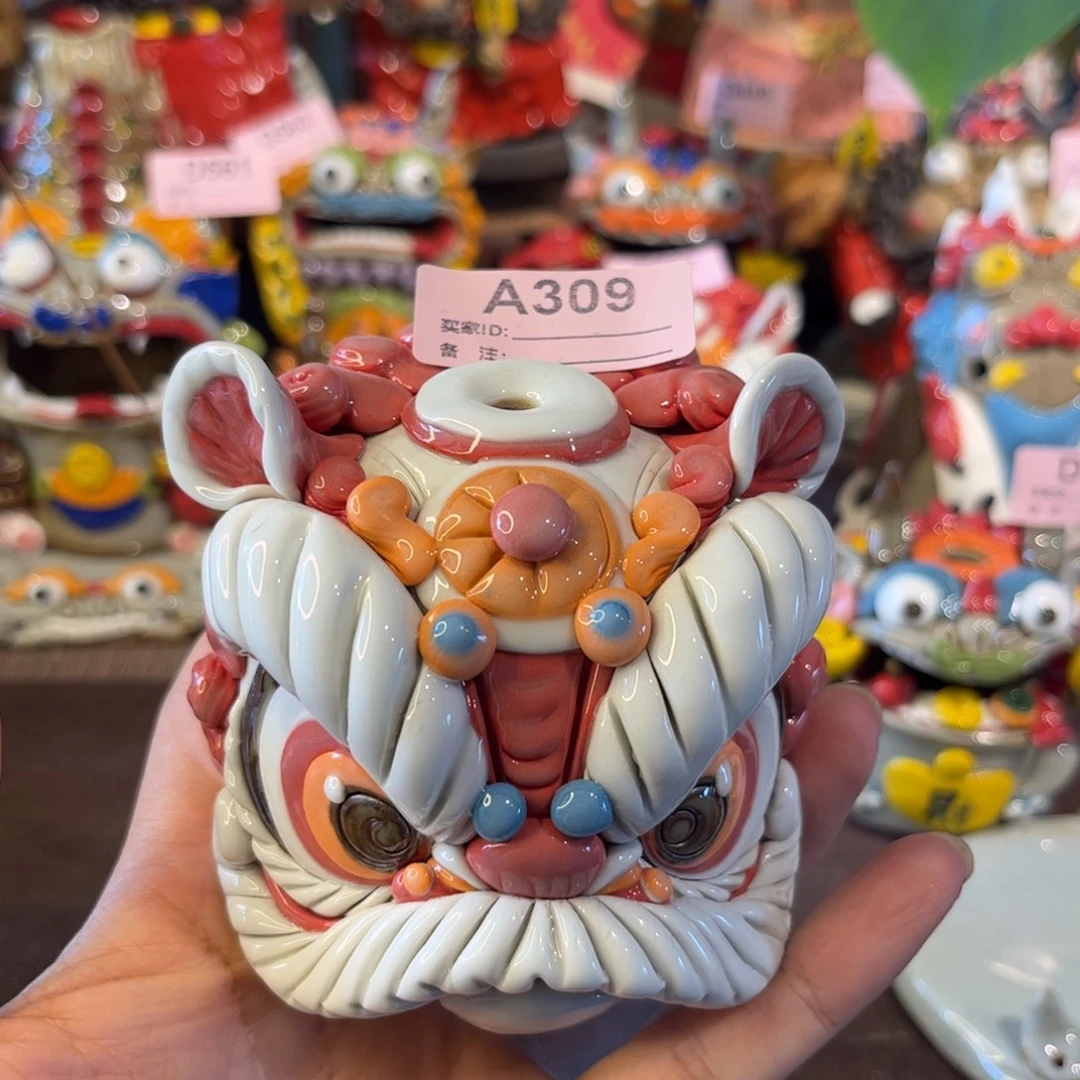 泥塑纯手工茶宠摆件