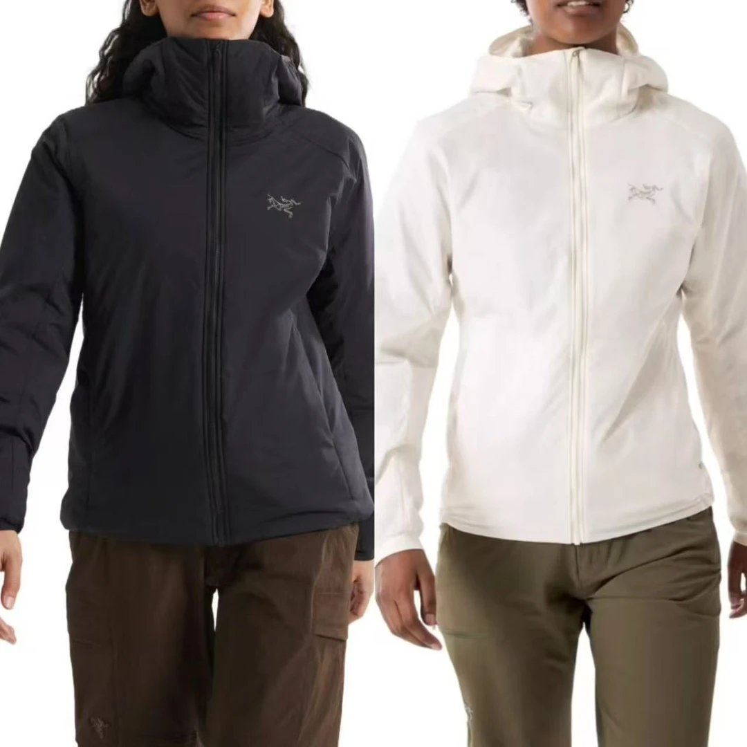 ARC'TERYX/始祖鸟ATOM SV Hoody 刺绣保暖防水连帽拉链长袖棉服女