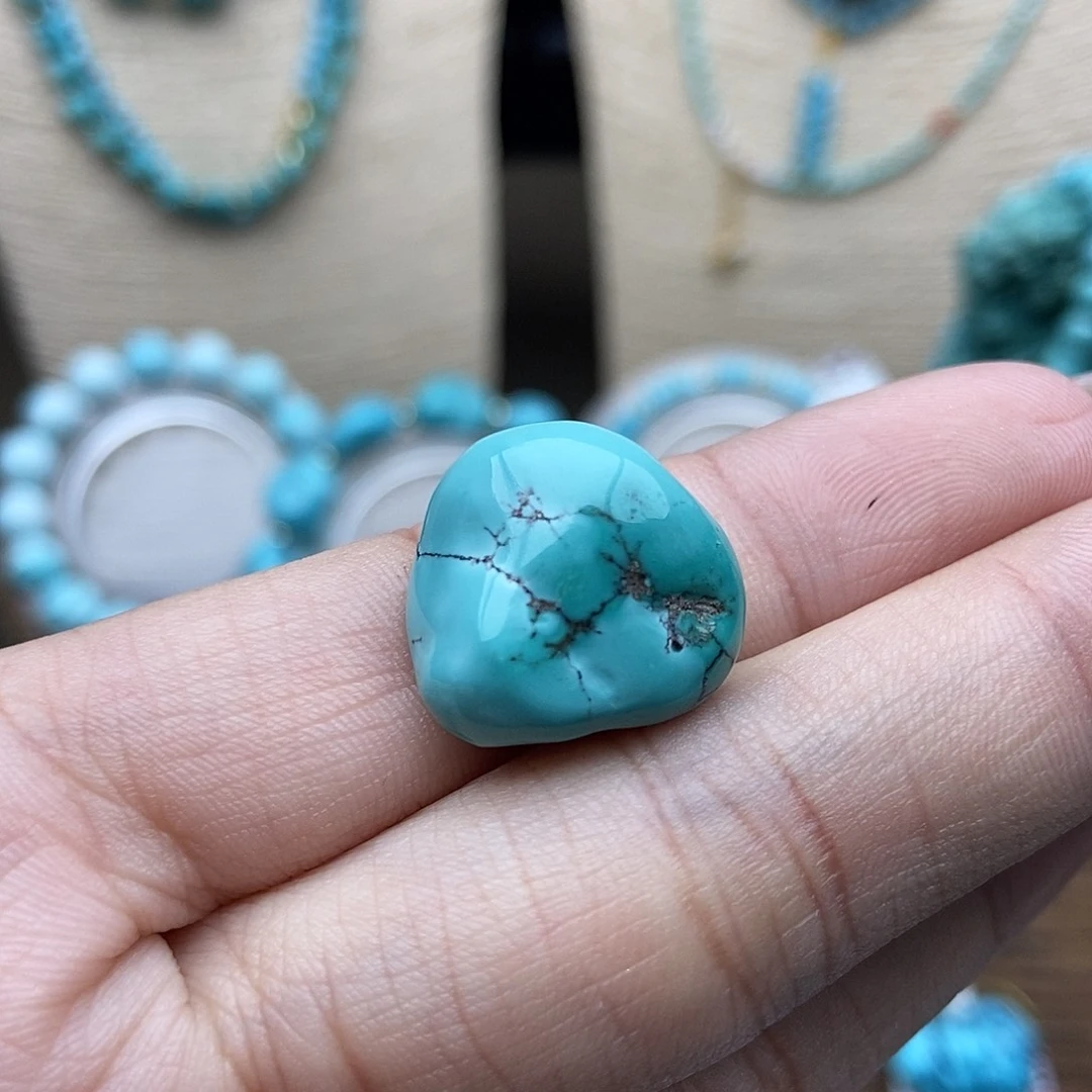 绿松石未镶嵌玉化随行