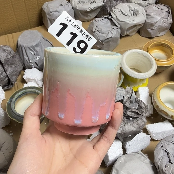 景德镇陶瓷盆 满30包邮 口6