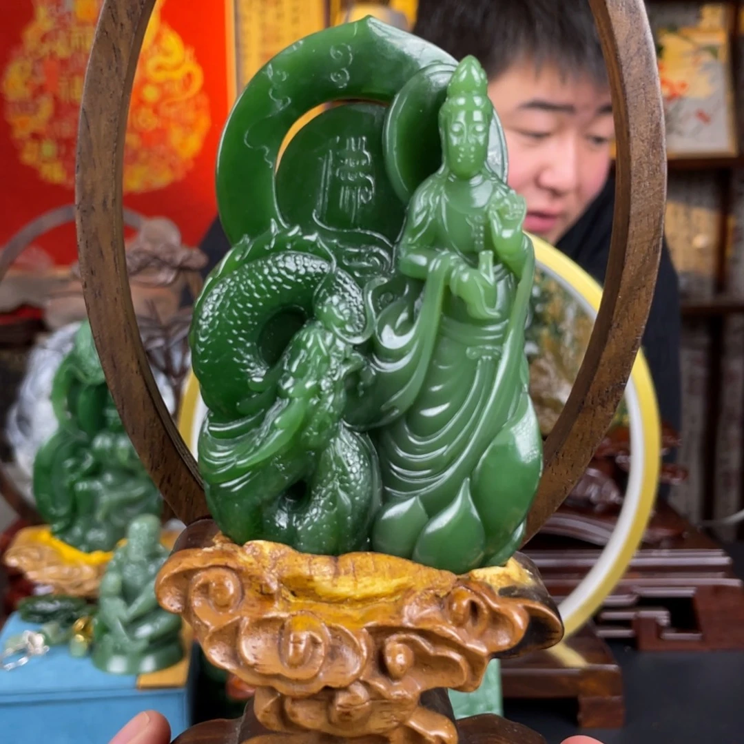 和田玉未镶嵌摆件