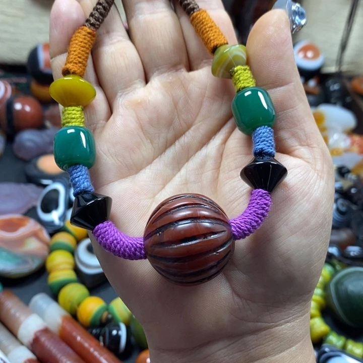 玛瑙/玉髓未镶嵌颈饰