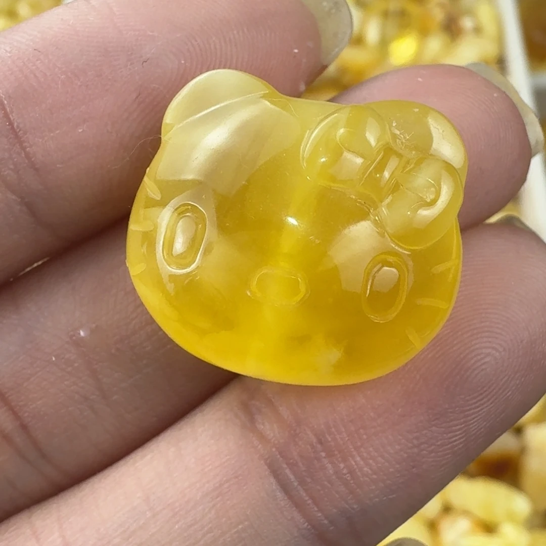 蜜蜡未镶嵌珠宝奇石全品 20.7×18×10mm