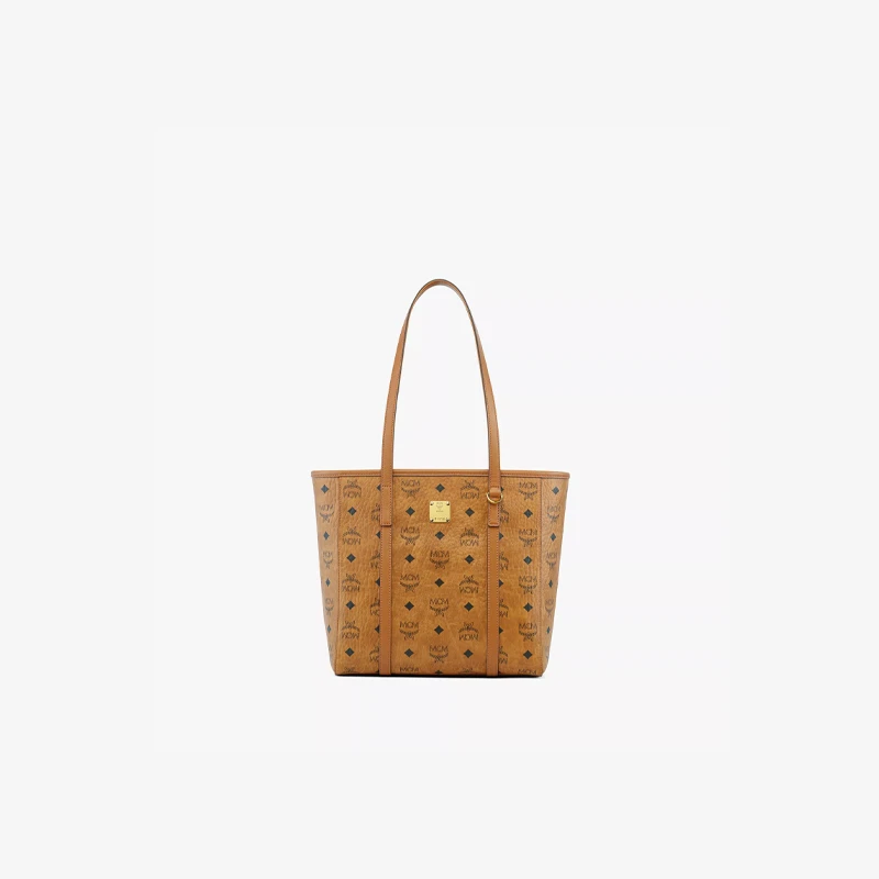 MCM【新品上新】托特印花顶部拉链女士购物袋托特包