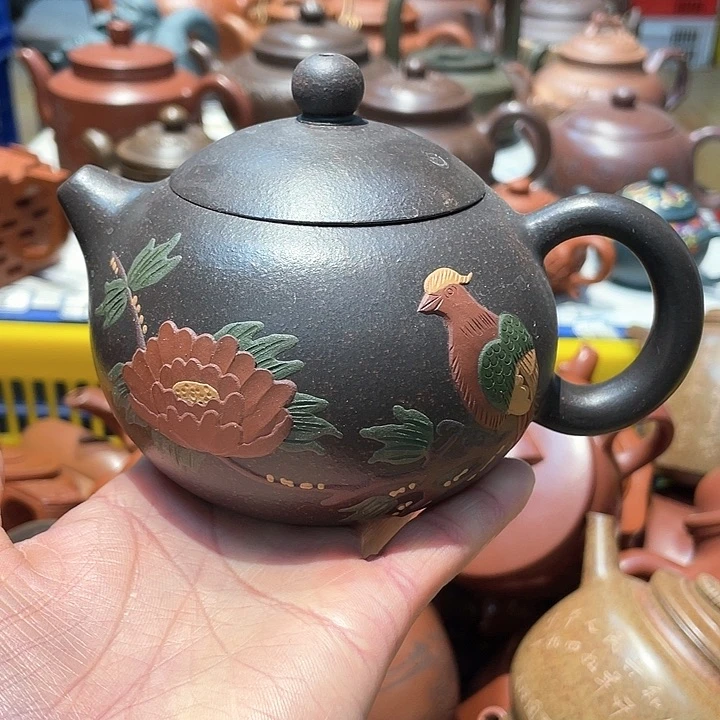 紫砂茶壶海****帝350cc宜兴紫砂壶