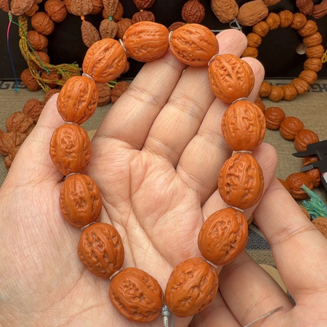 文玩核桃手串橘皮小枣手串18