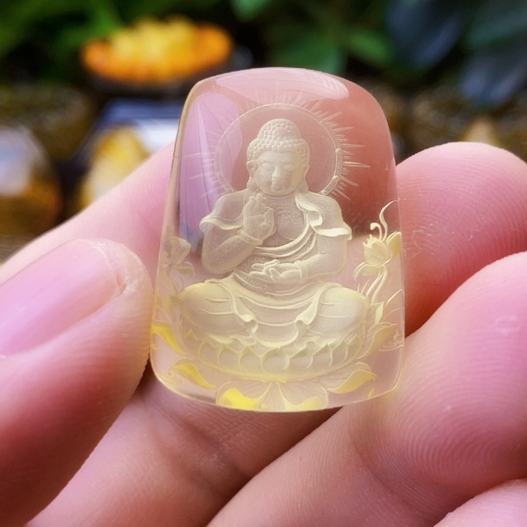 金珀未镶嵌吊坠(不含链)