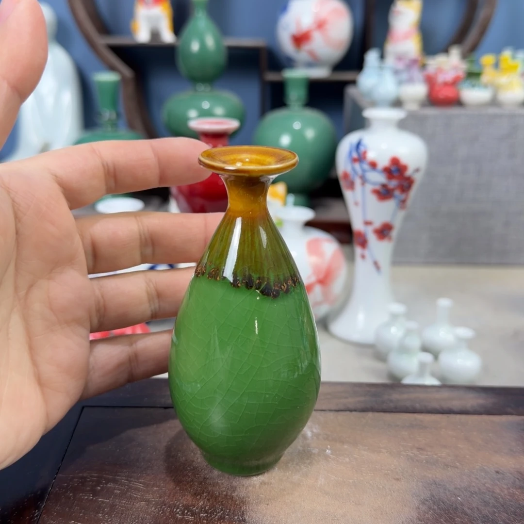 陶瓷手工小花器摆件