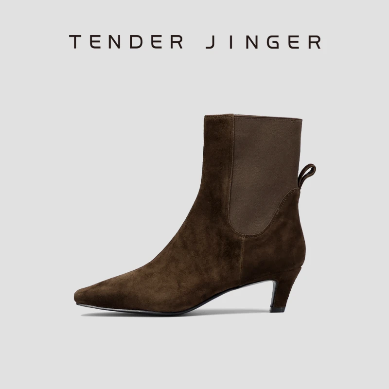 TenderJinger2025新款女式时装短靴ZS0988