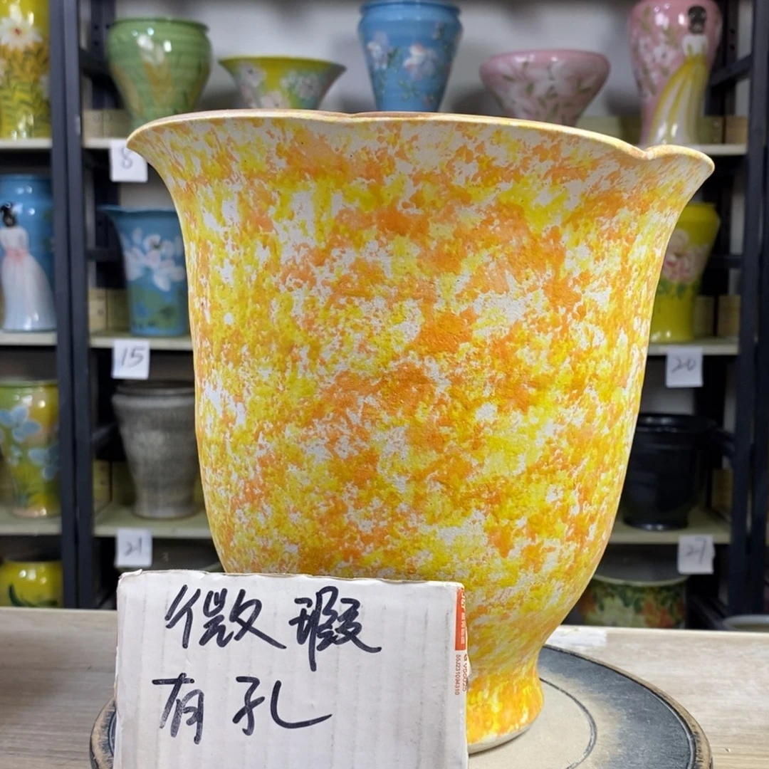 景德镇手工手绘陶瓷花盆