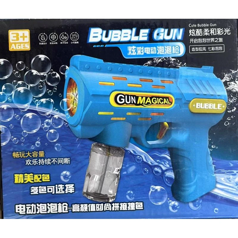 2025-13吹泡泡机网红爆款手持电动全自动枪器女孩男孩新款玩具