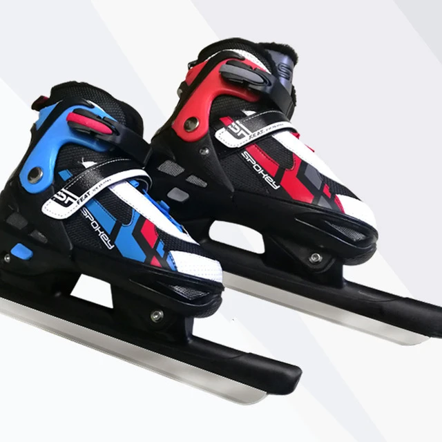 竞速速滑溜专业男女冰刀冰鞋大道成人儿童鞋黑龙冬季滑冰鞋鞋
