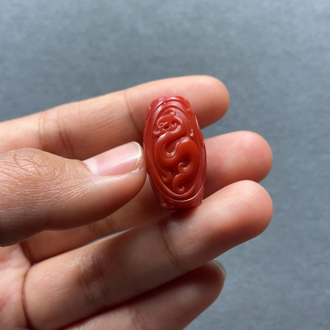南红玛瑙配饰未镶嵌13.1mm