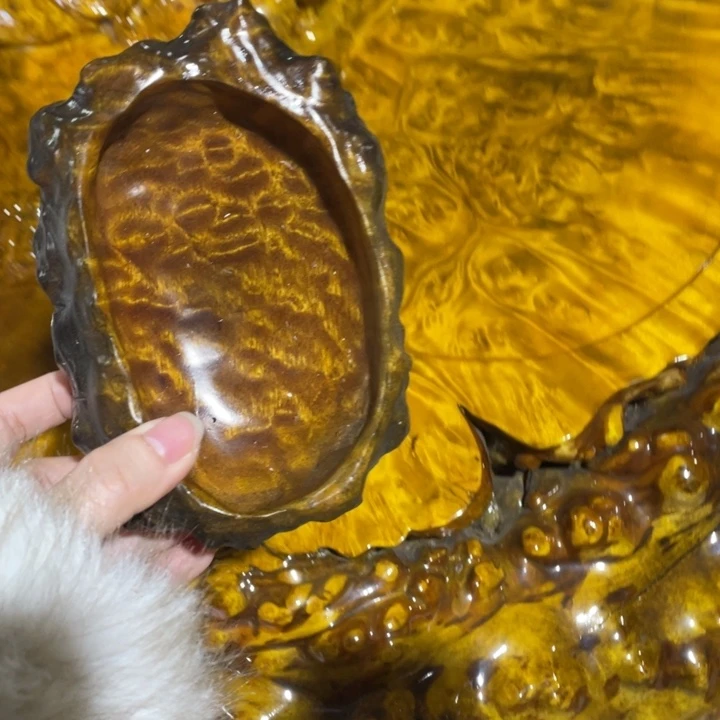 金丝楠烟灰缸金丝楠