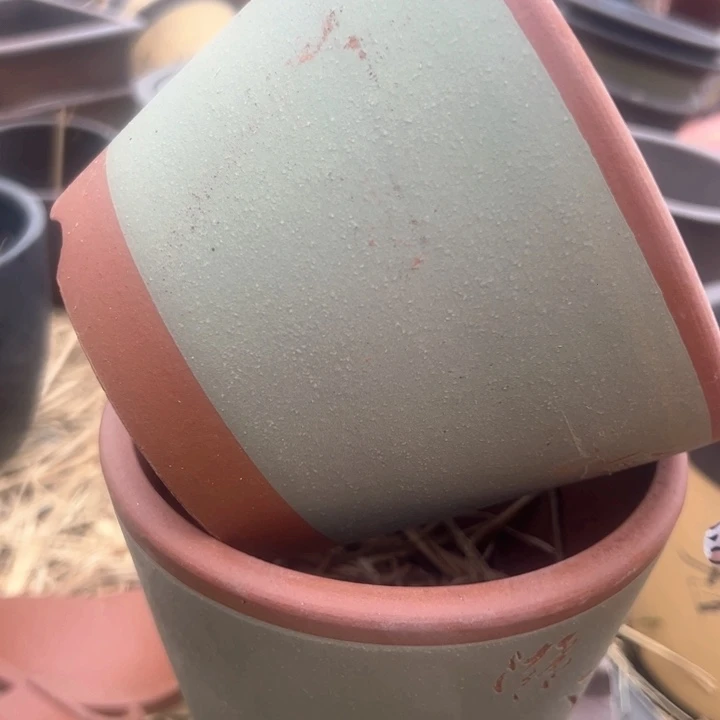红陶紫砂碗盆口14