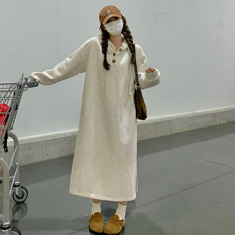 【现货】2025新款卫衣连帽连衣裙2C009/337/P12