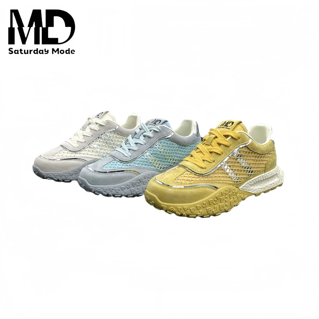SATURDAYMODE阿甘鞋女2025新款夏季网面透气时尚老爹鞋MDD2112E11