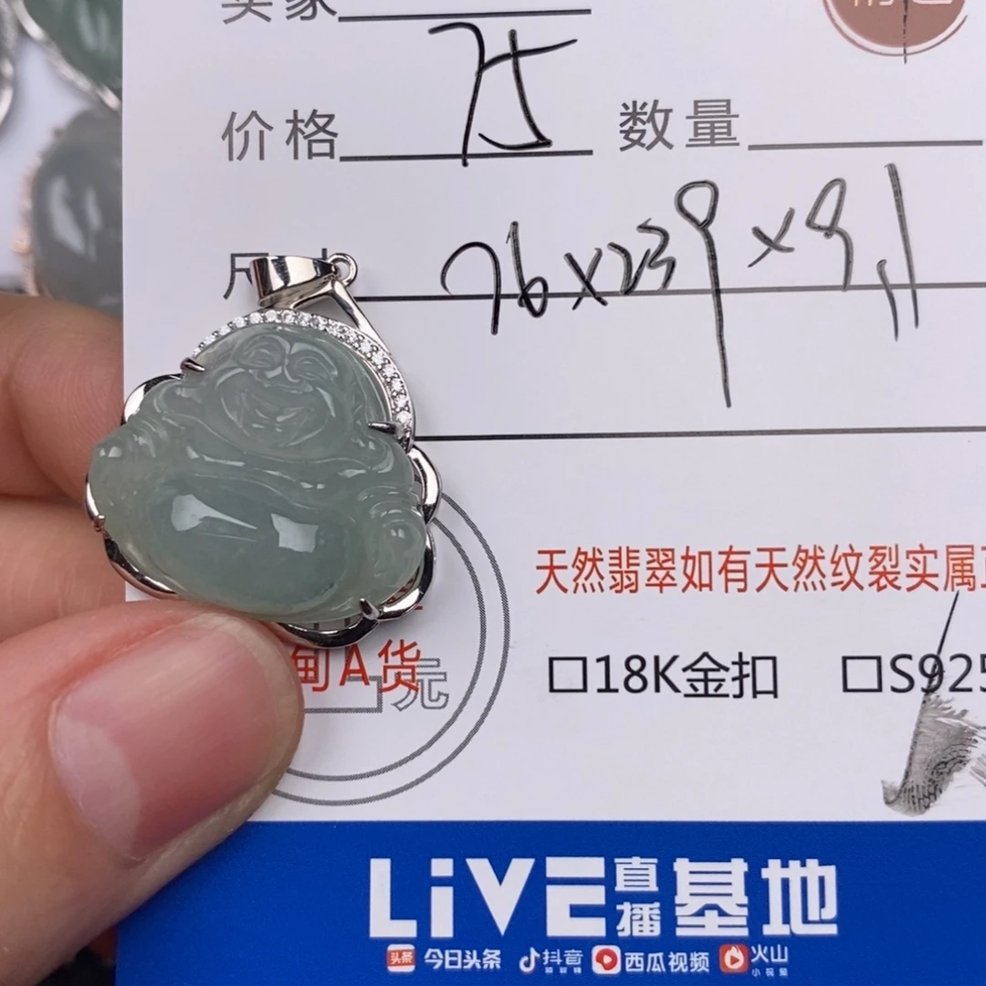 翡翠银S925镶嵌颈饰