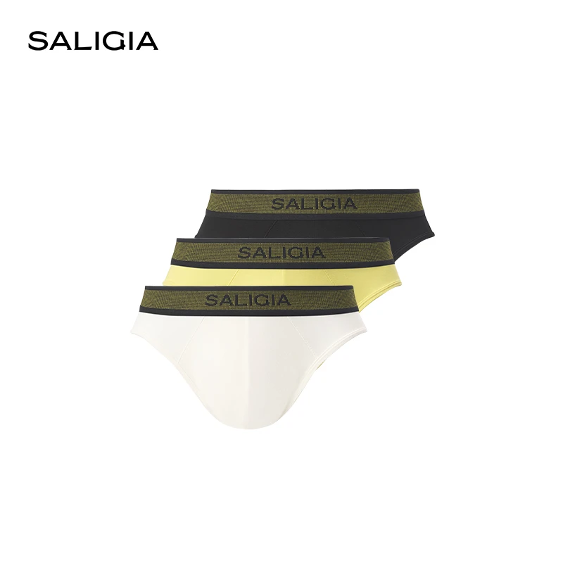 SALIGIA渠道限定极限赛道超细棉莫混纺中腰男士内裤