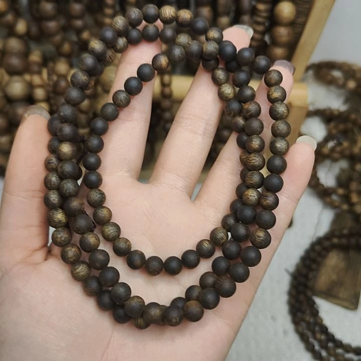 薇***戒手串沉香奇楠沉香卡6多圈沉水浮17克+