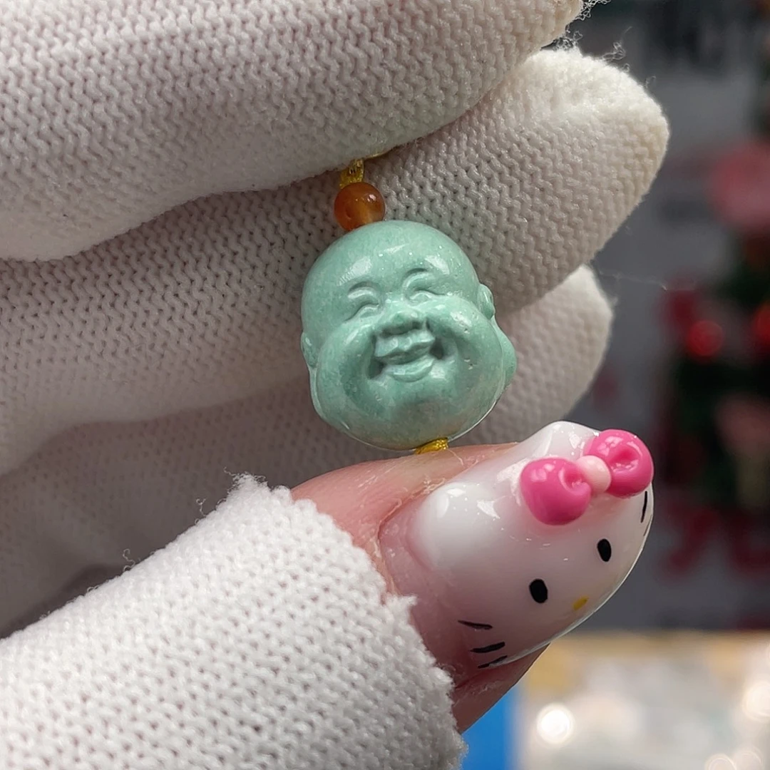 绿松石未镶嵌挂件