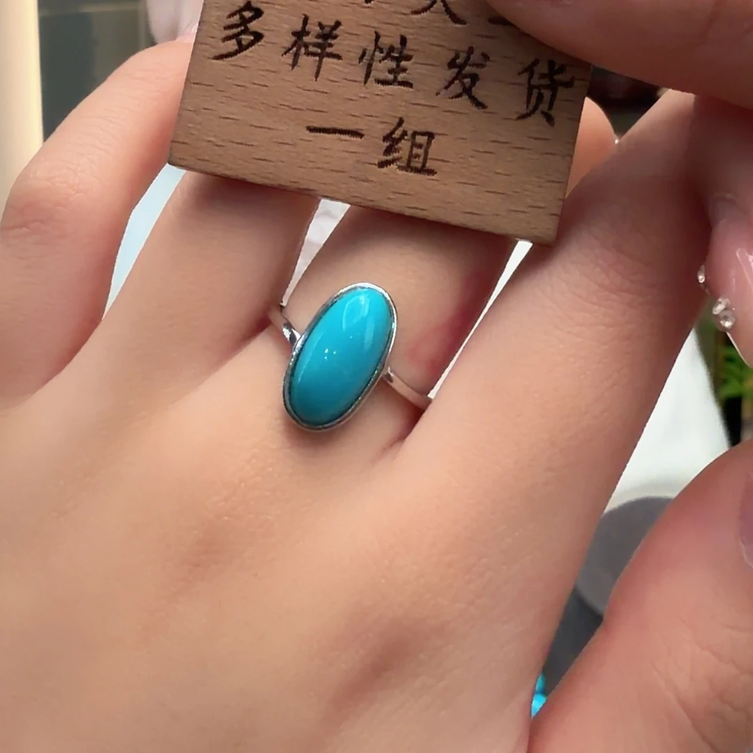 绿松石银S925镶嵌颈饰