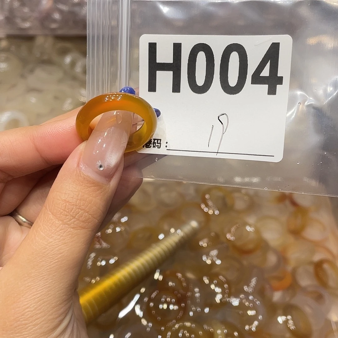 玛瑙/玉髓未镶嵌戒指004