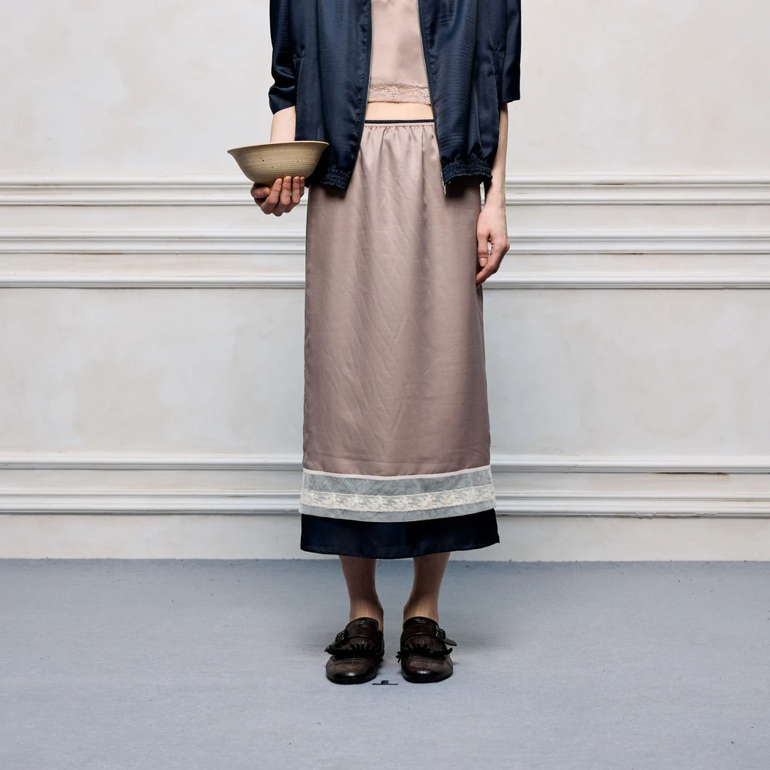 【顾文婷推荐】YOUWEI有尾25 蕾丝两件式半裙  Y5825228