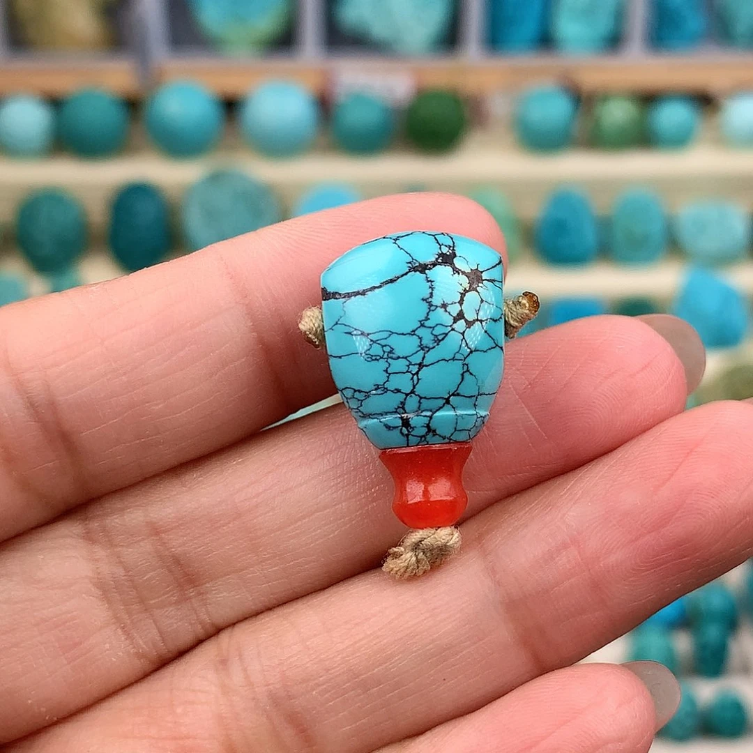 未镶嵌绿松石珠宝奇石13.3