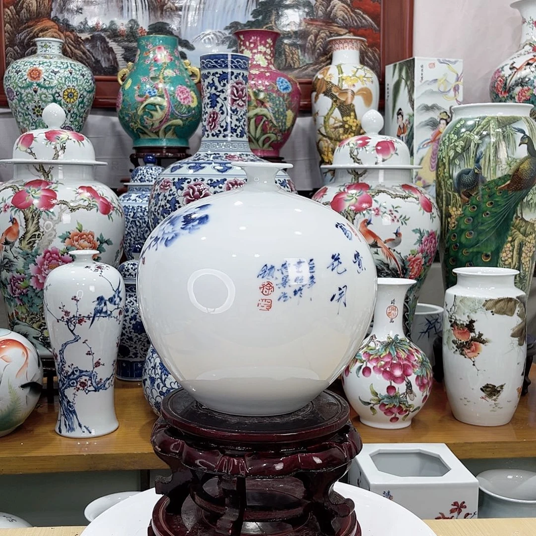 用***2摆件景德镇的陶瓷