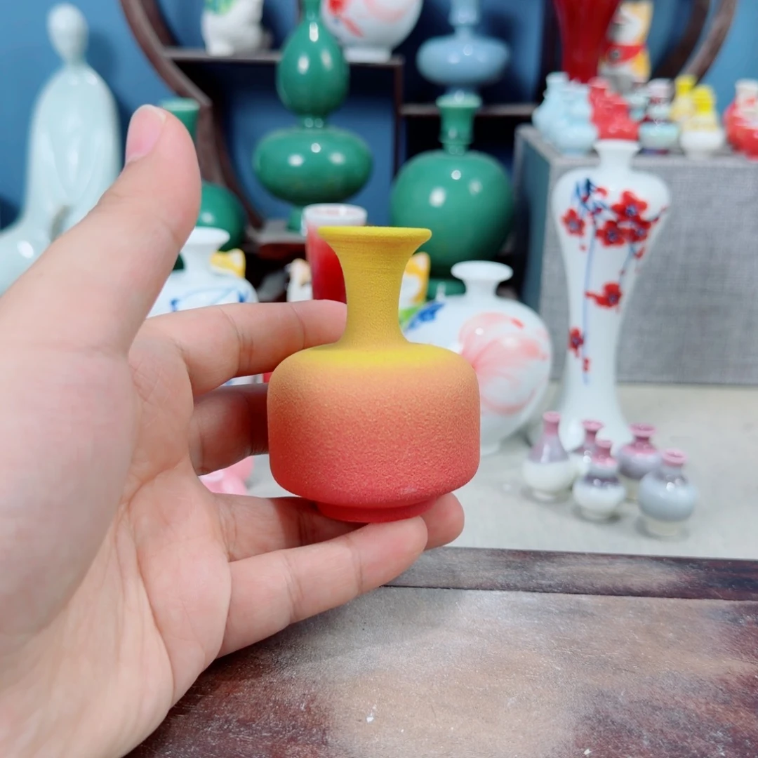 陶瓷手工小花器摆件