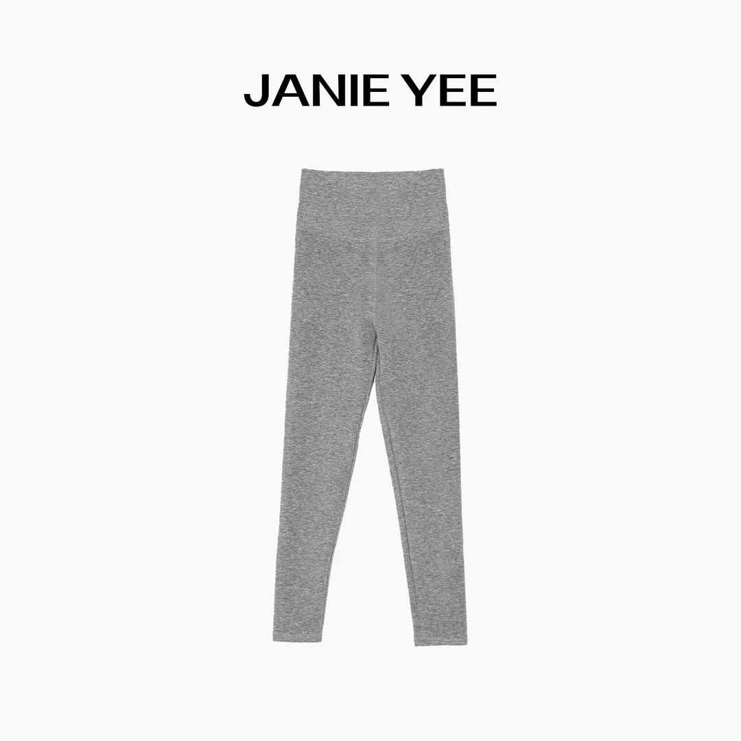 Janie Yee"恒温咩绒"加绒加厚弹力山羊绒保暖连裤袜打底裤24A1980