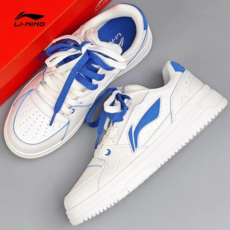 李宁天迹2.0男鞋板鞋2025春季透气板鞋百搭简约休闲鞋低帮运动鞋
