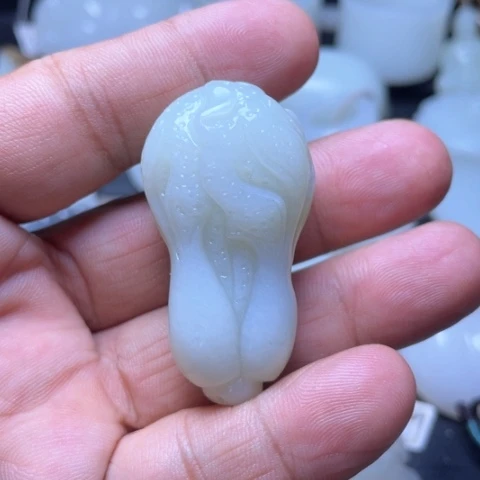 和田玉未镶嵌吊坠(不含链)旺*
