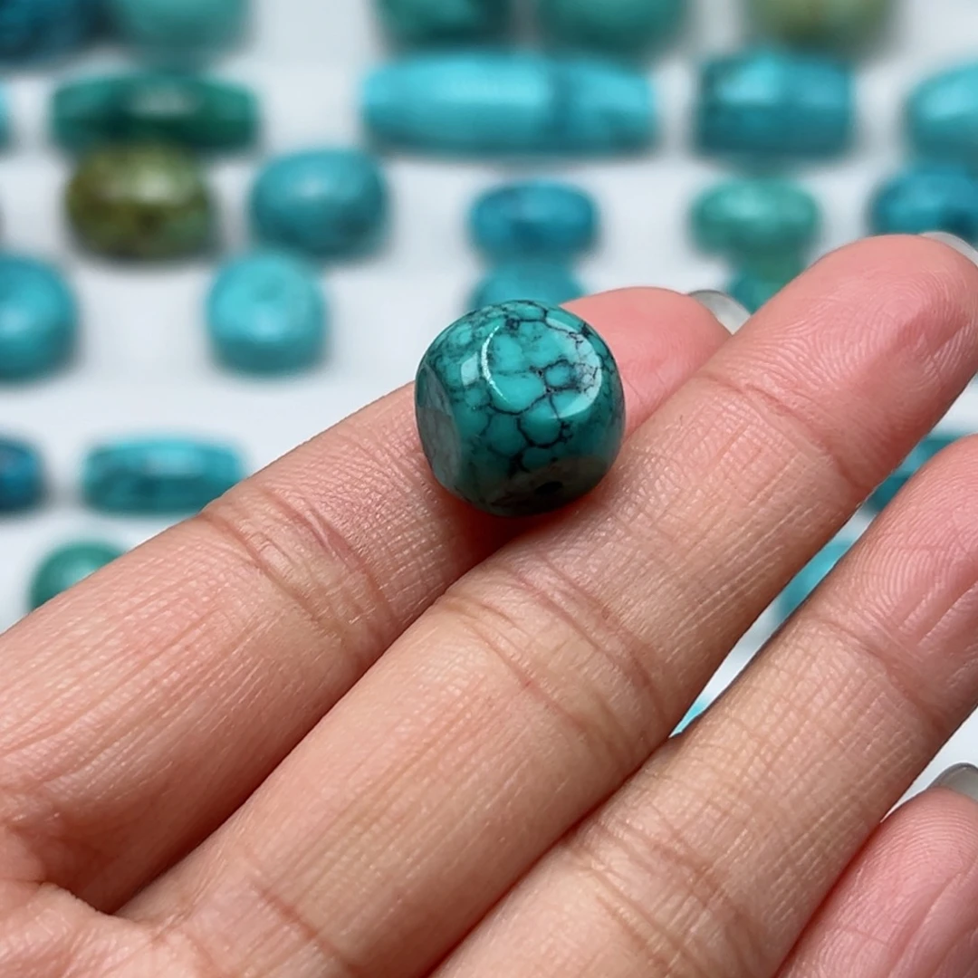 绿松石珠宝奇石未镶嵌洋***爸