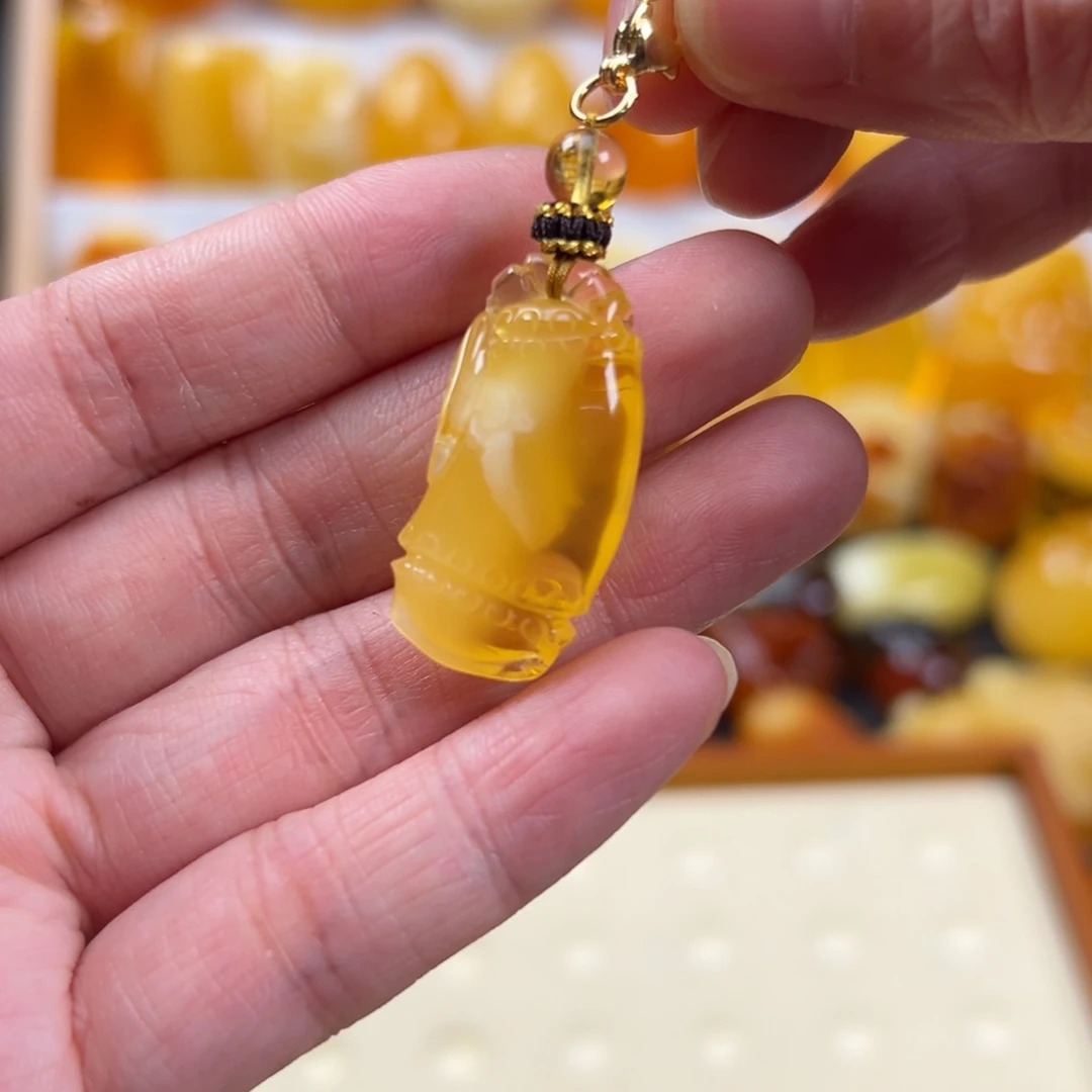 蜜蜡颈饰未镶嵌3.3克