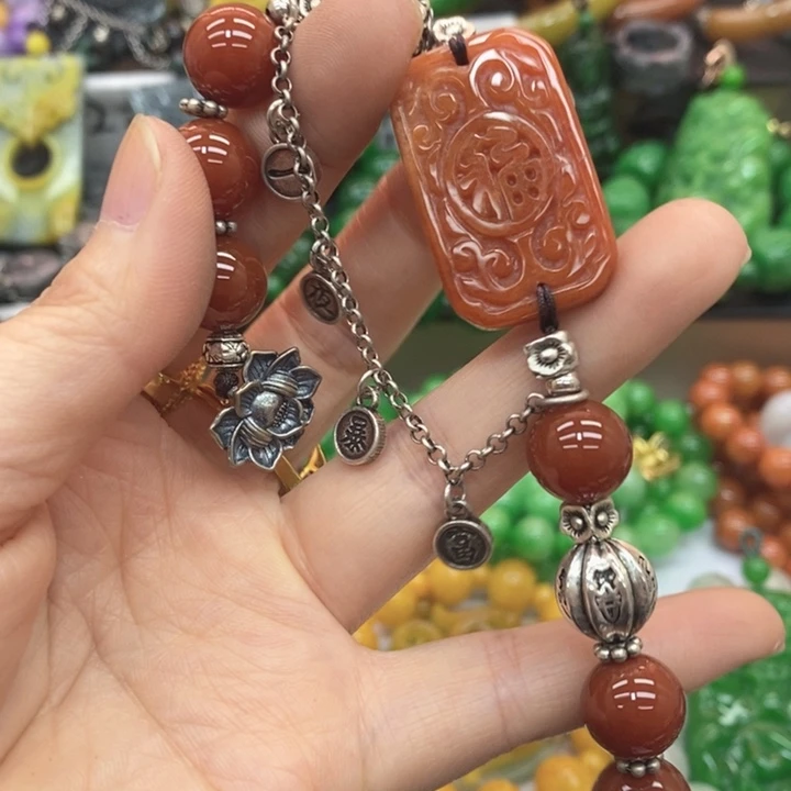 翡翠未镶嵌颈饰手链27