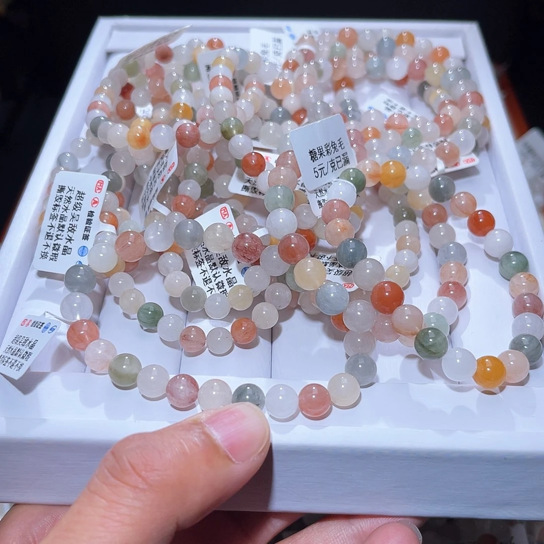 水晶手链未镶嵌星***?164号主图手串