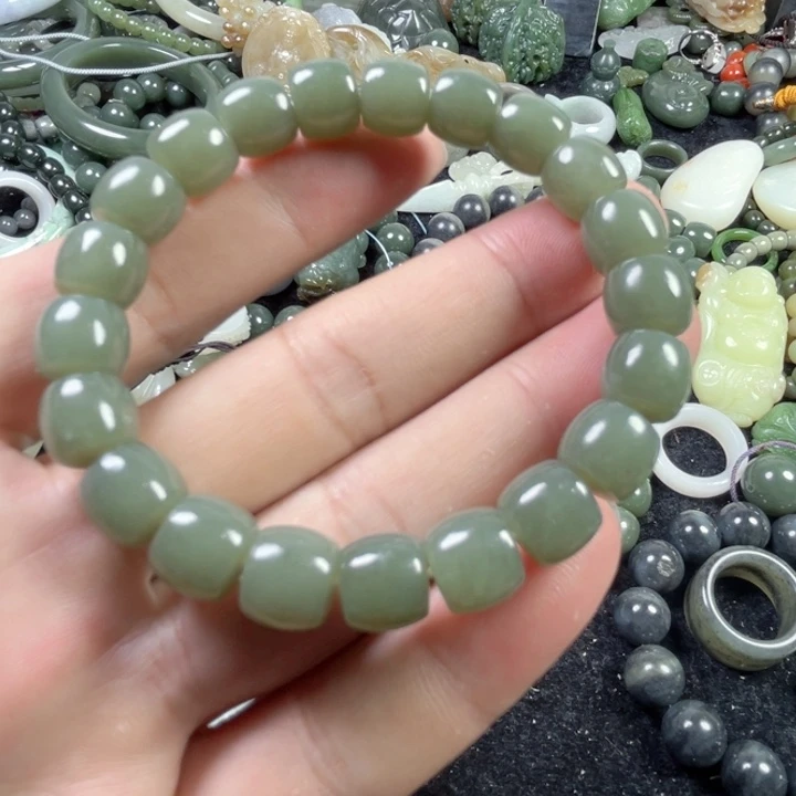 手串未镶嵌和田玉卡10