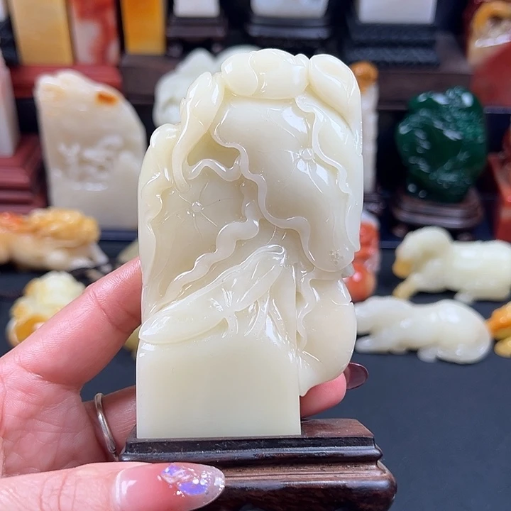 寿山石用****4老性芙蓉石