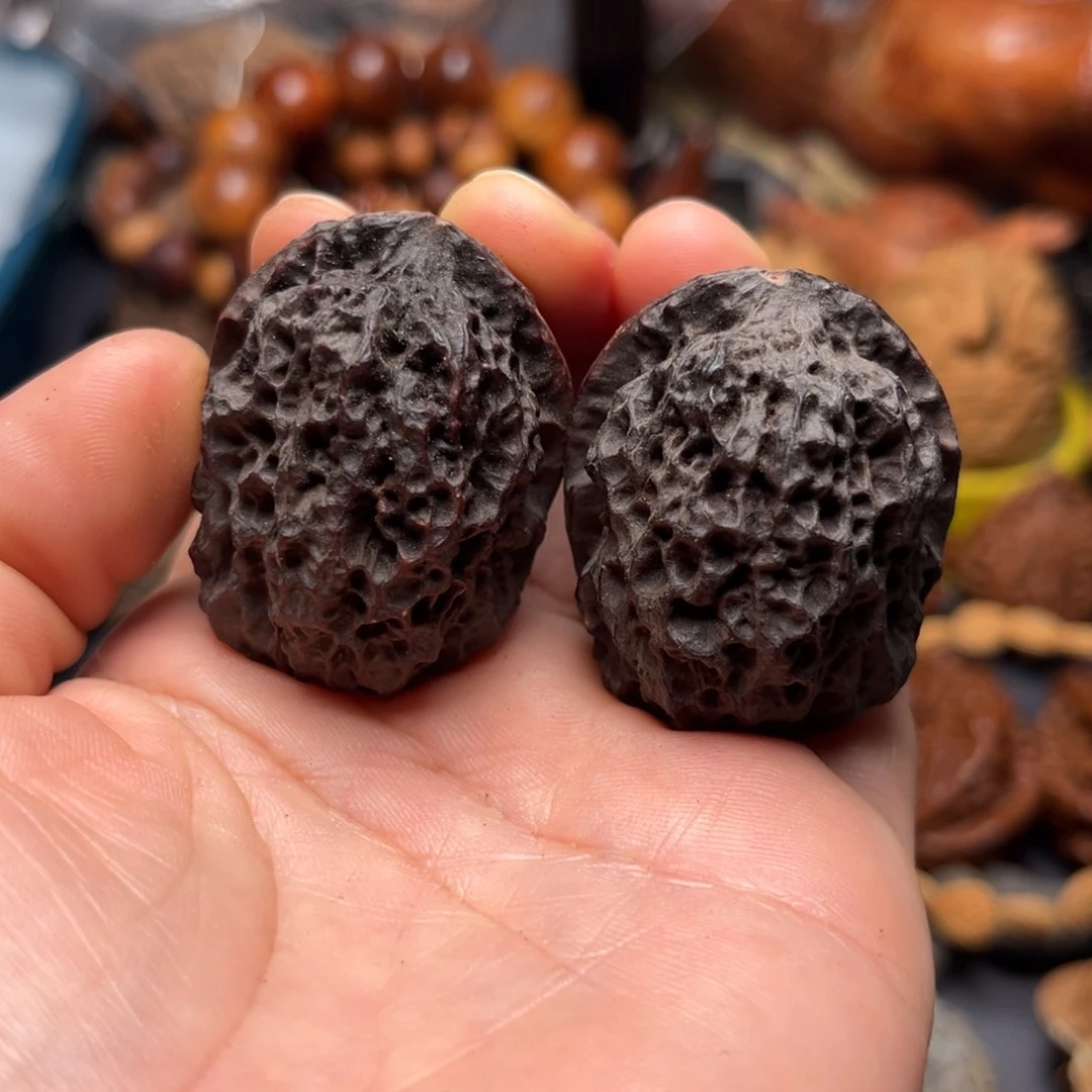 手串文玩核桃瑕疵磕11