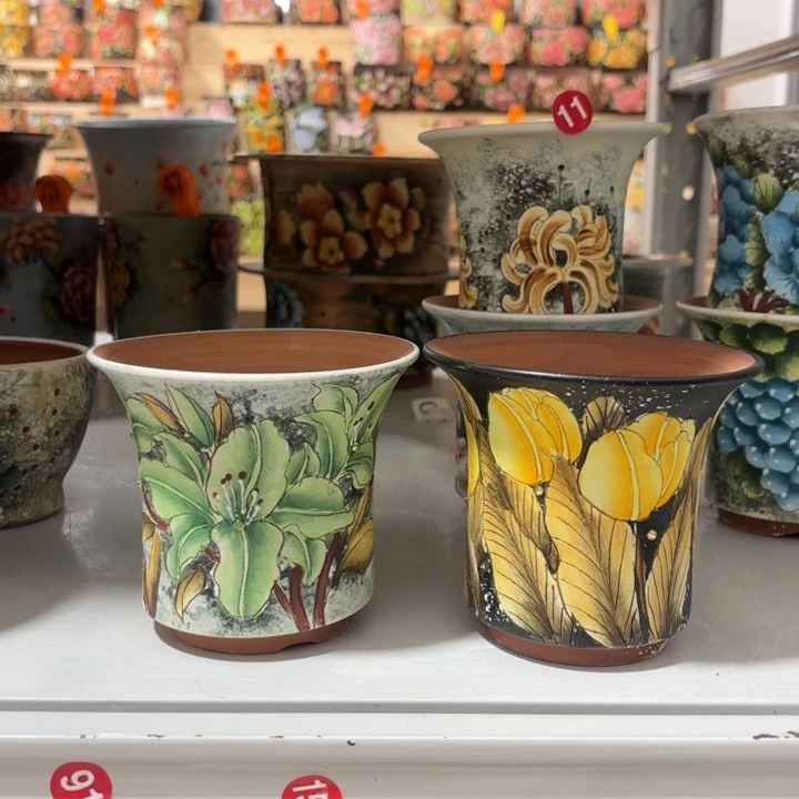 景德镇手绘花盆陶瓷12/11