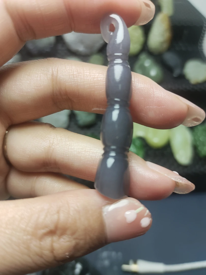 和田玉，颜紫藕节