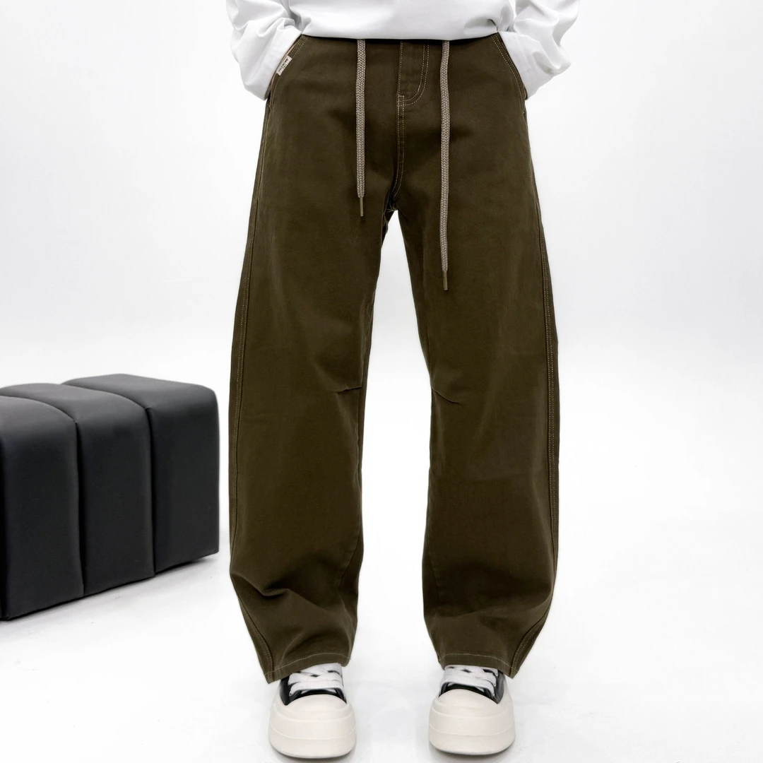 【四哥同款】早秋新款弹力弯刀裤彩牛系列高品质休闲裤