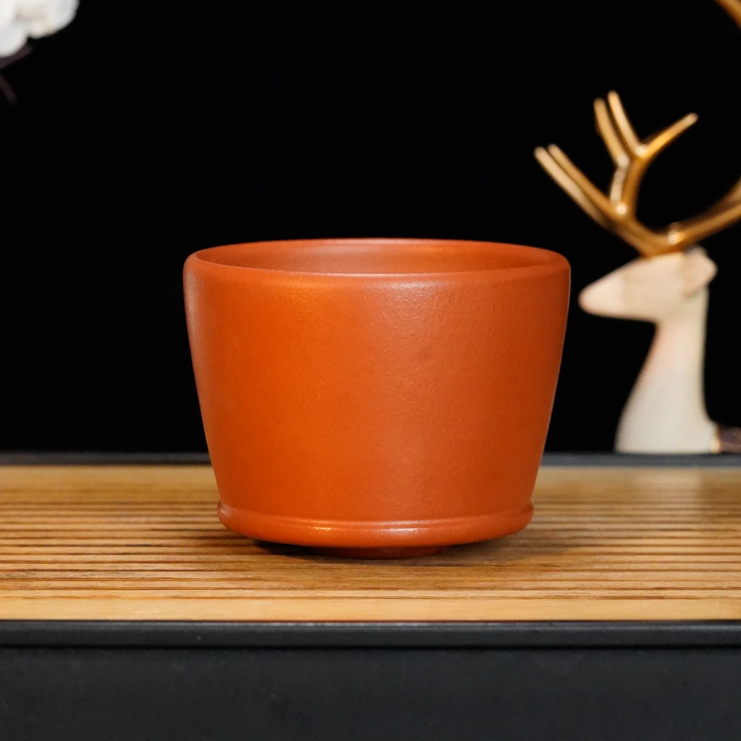 GS15-109  宜兴手工紫砂   光素主人杯