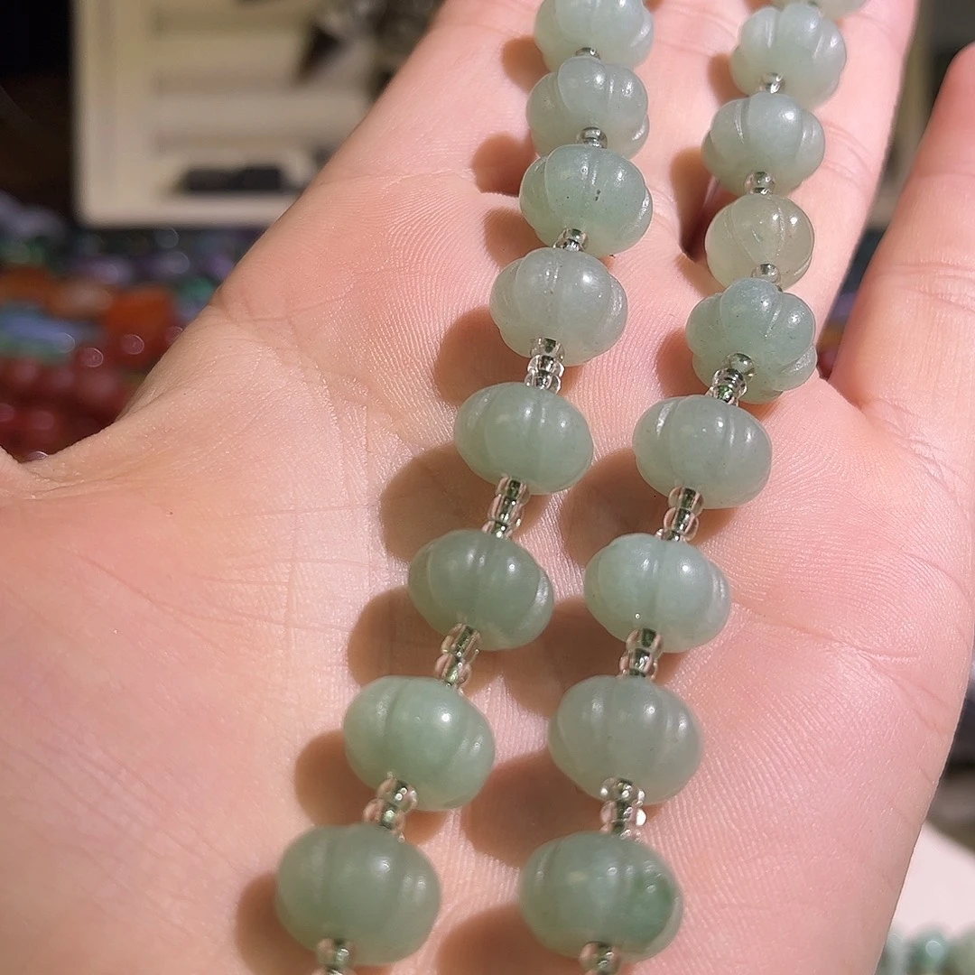 玛瑙/玉髓未镶嵌珠宝半成品东陵玉南瓜